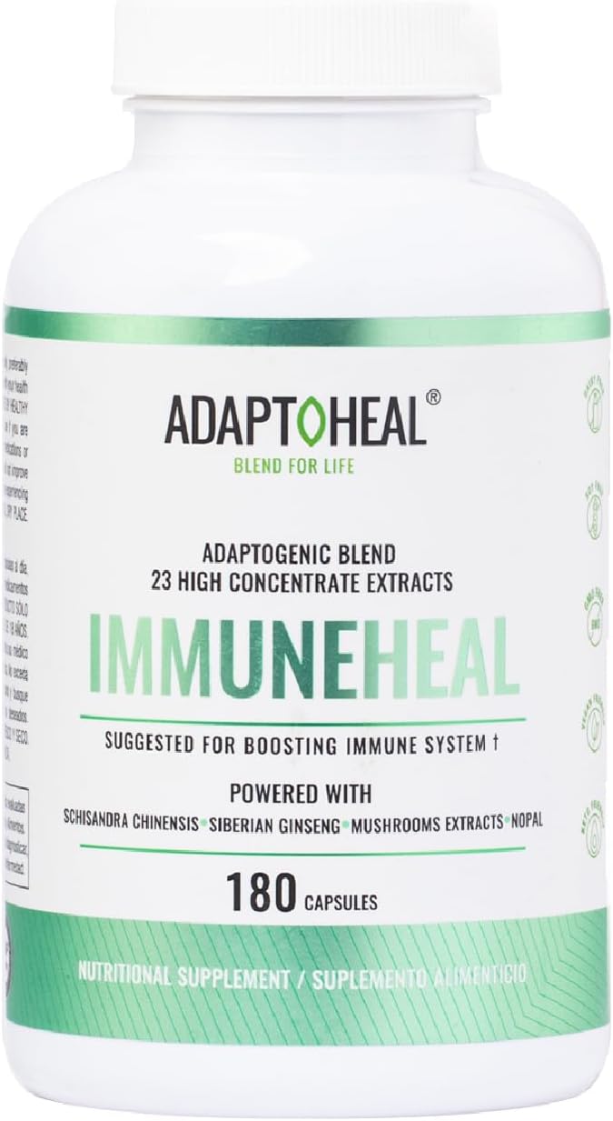 Hormobalance + Immuneheal – Adaptogen Blend (180 Capsules ea.)