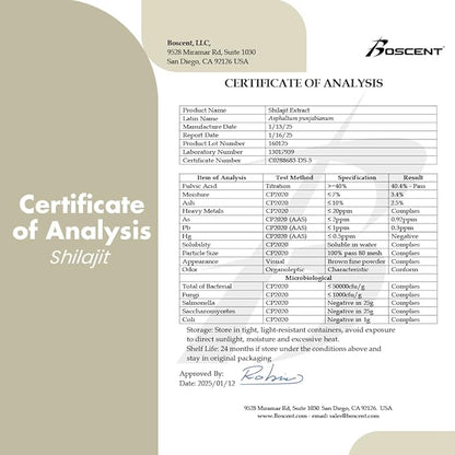 Shilajit Capsules 20,000mg – Pure Himalayan Shilajit for Men & Women – Organic Fulvic Acid Supplement with 85+ Trace Minerals – High Potency Natural Energy & Vitality Support – 120 Vegan Capsules