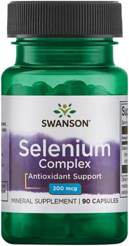 Swanson Albion Complexed Selenium 200 mcg 90 Capsules