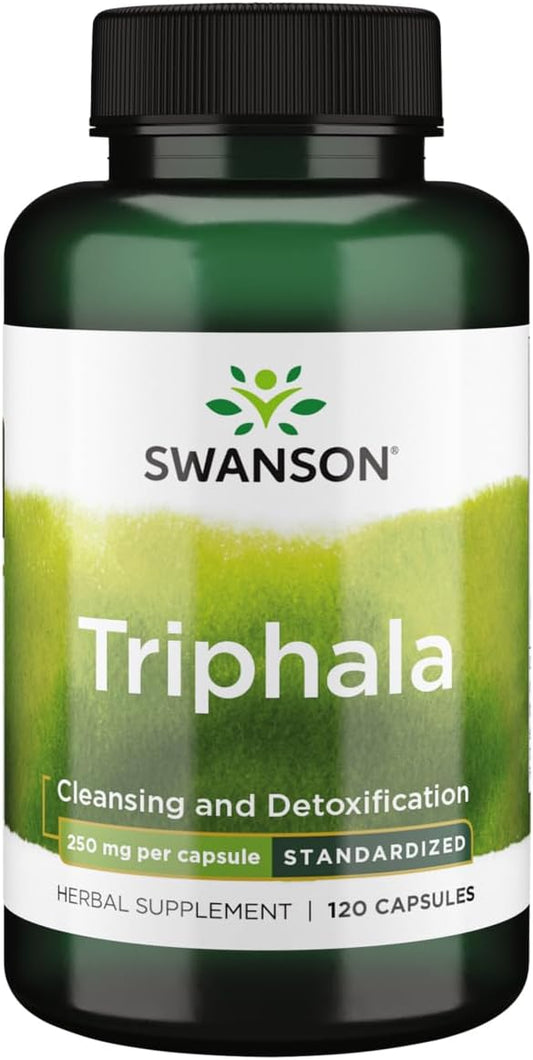 Swanson Triphala (Standardized) 250 Milligrams 120 Capsules