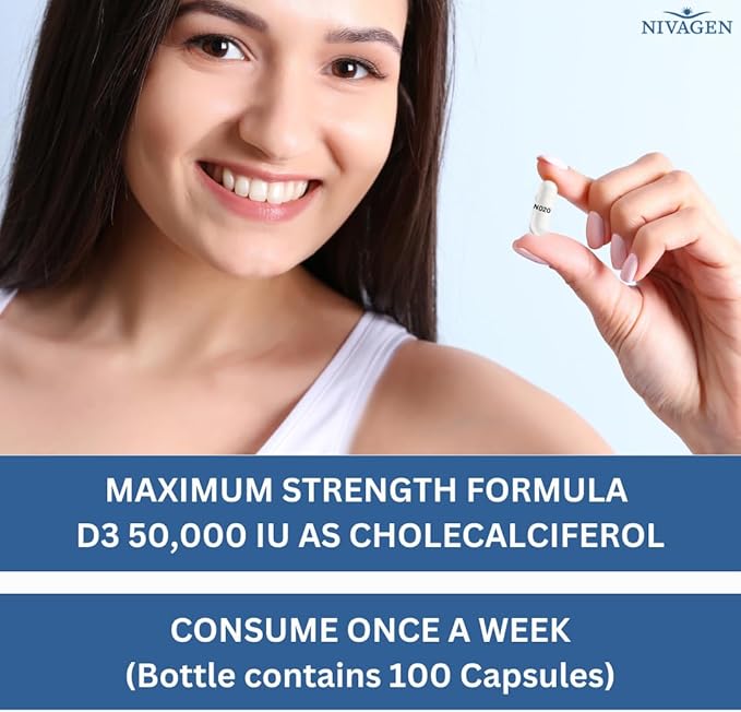 Pharmaceuticals Inc Vitamin D3 50,000 IU Capsule (100)