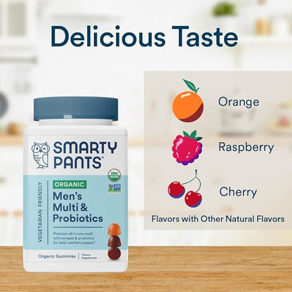 SMARTYPANTS Organic Men's Multivitamin & Probiotics, 120 CT