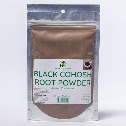 Black Cohosh Root Powder | Actaea Racemosa | Wildcrafted| 4oz