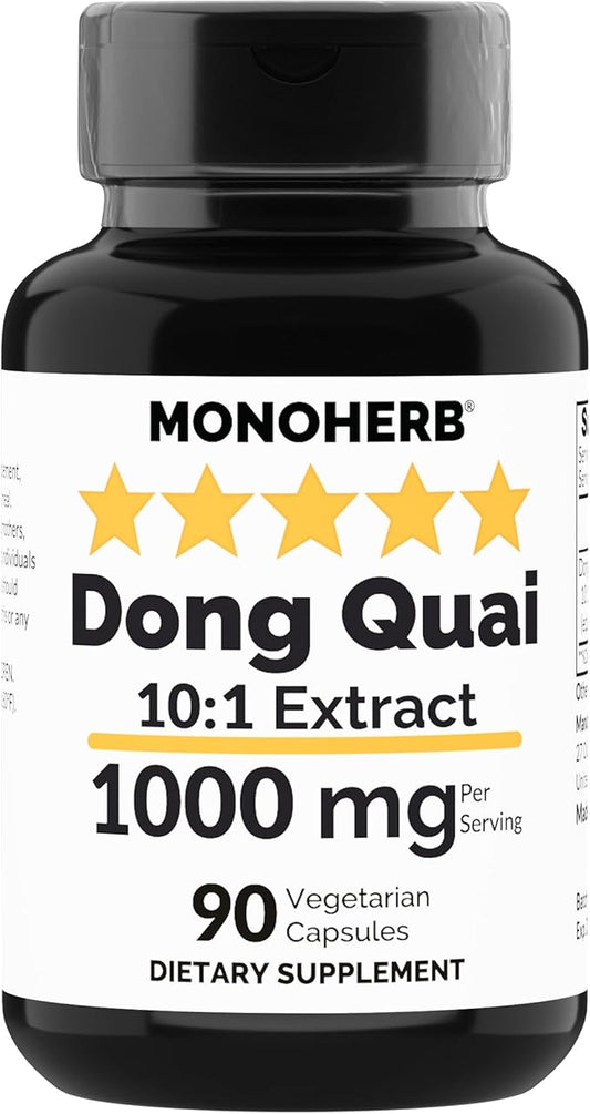 Dong Quai Extract 1000 mg - 90 Vegetarian Capsules