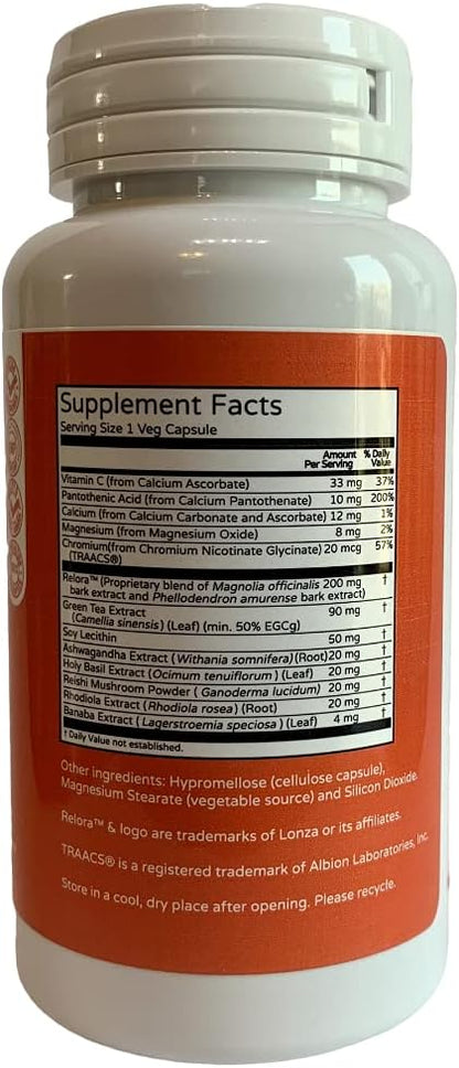 Adrenal ADAPTIV Cortisol Support Formula by Thrivetality | #1 Physician Formulated | Clinically Proven | Adaptogen Blend with RELORA, Ashwagandha and Rhodiola
