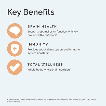 BRAINMD by Dr Amen Neuro-C, Citrus Vanilla - 16 fl oz - 1000 mg Liposomal Vitamin C - Advanced Brain & Immune Defense - Gluten Free - 32 Servings