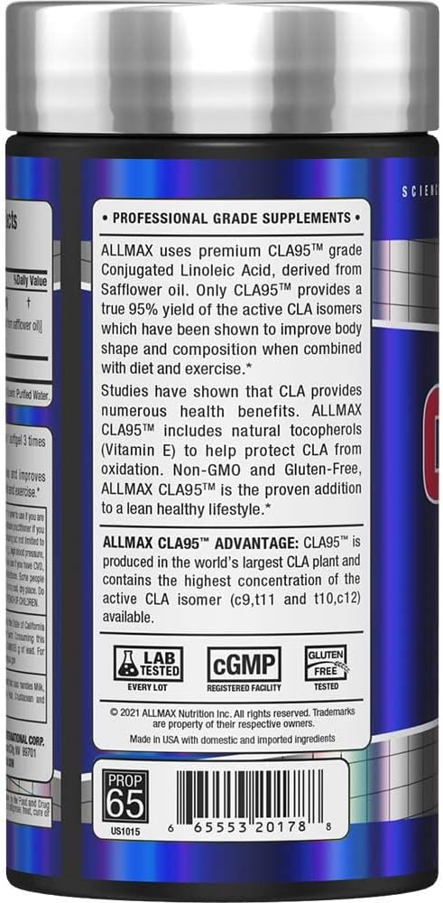 ALLMAX Nutrition CLA95, 1,000 mg, 150 Softgels