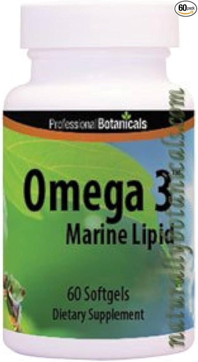 Omega 3 Marine Lipid EPA (Eicosapentaenoic Acid) (900 mg), DHA (Docosahexaenoic Acid) (600 mg), Vitamin E (D-Alpha Tocopherol) (3mg) - 60 Soft Gels