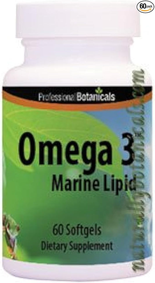 Omega 3 Marine Lipid EPA (Eicosapentaenoic Acid) (900 mg), DHA (Docosahexaenoic Acid) (600 mg), Vitamin E (D-Alpha Tocopherol) (3mg) - 60 Soft Gels