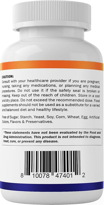 Vitamatic Magnesium Malate 2000mg per Serving - 90 Vegetarian Tablets - Added B6 for Maximum Absorption - Supports Muscle, Joint, and Heart Health* (2 Bottles, Unflavored)