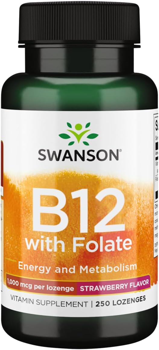 Swanson Vitamin B-12 Lozenges 1000 mcg 250 Lozenges