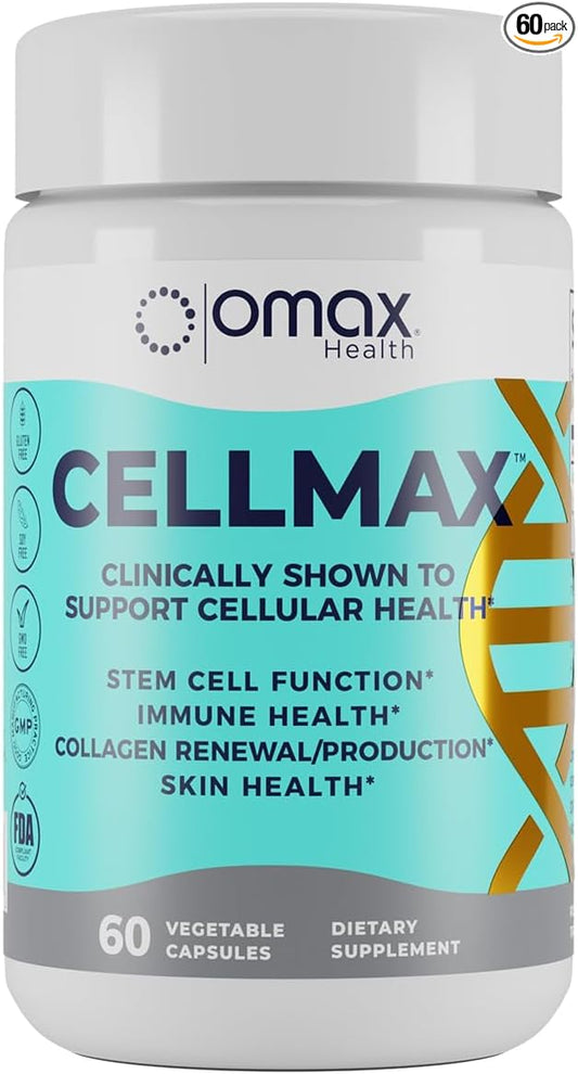 Cellmax - Supports Cellular Health, Clinically Proven, PolySea Seaweed Extract, Antioxidant Protection, Promotes Collagen Production, Boosts Immune Function, Sustainable & Pure Formula