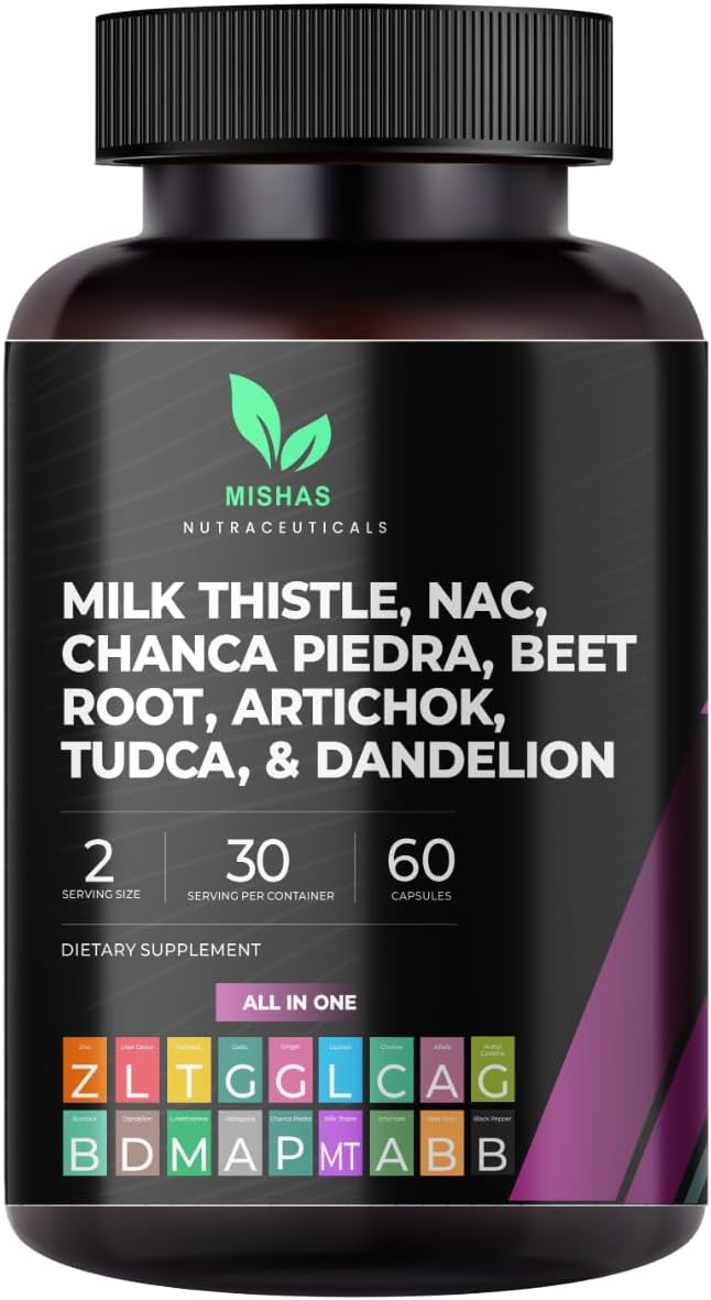 Bundle - Milk Thistle & Quercetin 60 Vegan Capsules - Total 120 Capsules