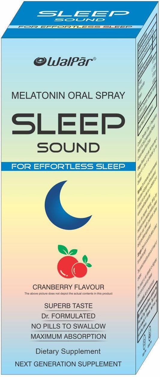 Oral Sleep Spray Supplement (30ml) - Cranberry Flavored Sleep Aid Spray – Drug & Gluten Free Instant Melatonin Spray for Sleep & Immune System Support - Non-Habit Forming Sleep Support Spray