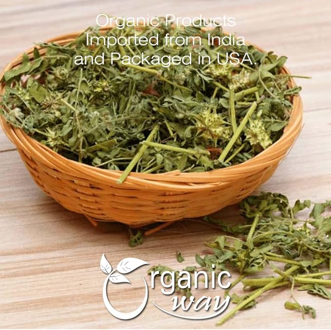 Organic Way Gokshura Powder (Tribulus Terrestris) - Organic & Kosher Certified | Raw, Vegan, Non GMO & Gluten Free | USDA Certified | Origin - India (1LBS/ 16Oz)