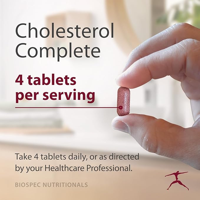 Cholesterol Complete - Natural Cholesterol Support for Cardiovascular and Heart Health* - Red Yeast Rice, CO-Q-10, Hawthorn, Magnesium (240 Tablets)