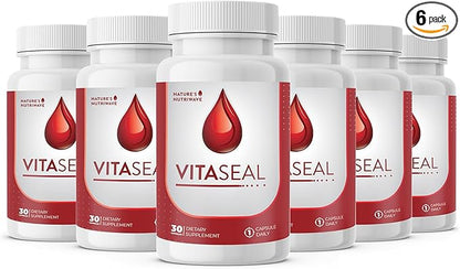 Vitaseal – Daily Support with Botanicals, Vitamins C E & Minerals – Natural Formula, Non-Habit Forming, Made in USA, Vegan-Friendly – 30 Capsules, 6 Month Supply