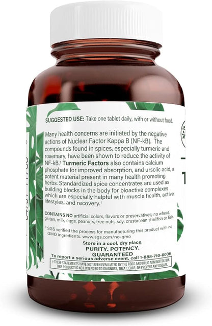 Natural Nutra Turmeric Curcumin with 95% Curcuminoids Extract Supplement with Rosemary for Brain Health, Enhances Memory and Improves Concentration, Improve Digestion, 350 mg, 60 Vegan Tablets