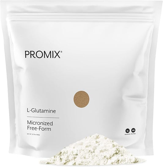 ProMix Nutrition L-Glutamine - Pure Micronized Free Form - Unflavored, 180 Servings