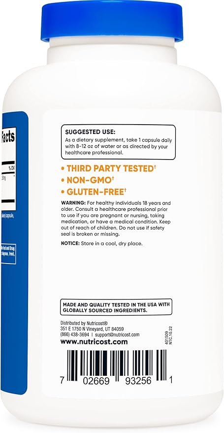Nutricost Milk Thistle 1,000mg Equivalent, 240 Capsules (2 Pack) - 250mg of 4:1 Extract - Vegan, Non-GMO and Gluten Free