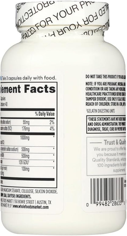 365 by Whole Foods Market, Glucosamine, Chondroitin & MSM, 120 Capsules