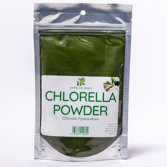 Chlorella Powder | Chlorella Pyrenoidosa | Wildcrafted | 4oz