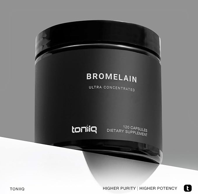 Ultra High Strength Bromelain 500mg - 3600 GDU/Gram - Highly Concentrated and Bioavailable - Third-Party Tested Formula - 120 Vegetarian Capsules - 120 Servings Per Container - Bromelain Supplement