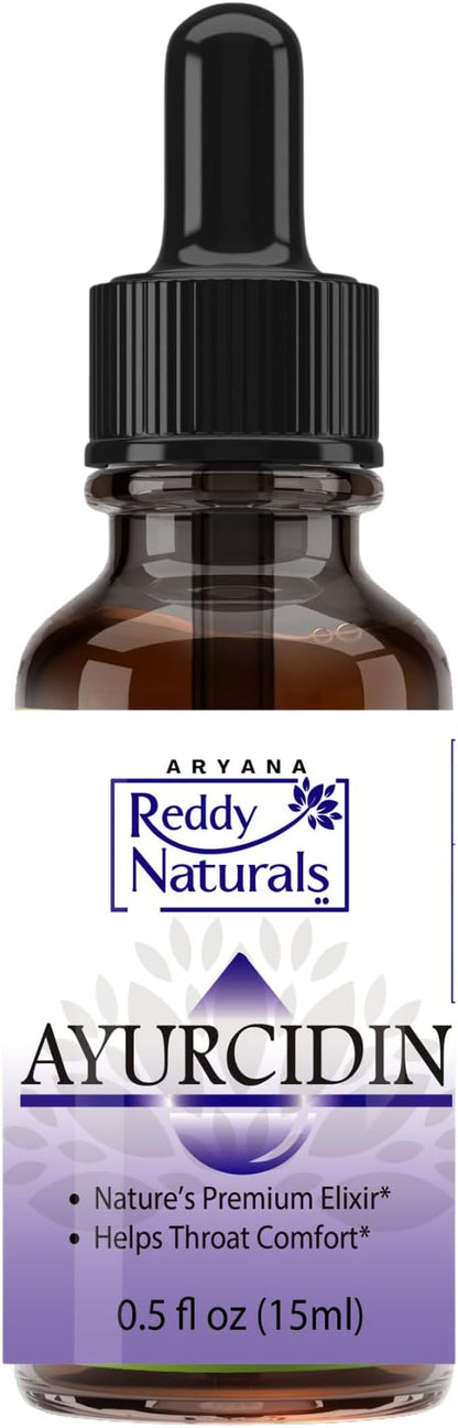 Reddy Naturals Ayurcidin Oil – Organic Essential Blend with Cinnamon, Clove, Black Seed & Vitamin E – Natural Aromatic Wellness Formula – 0.5 fl oz