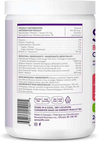 Sproos Beauty Collagen - Citrus Green Tea 283g