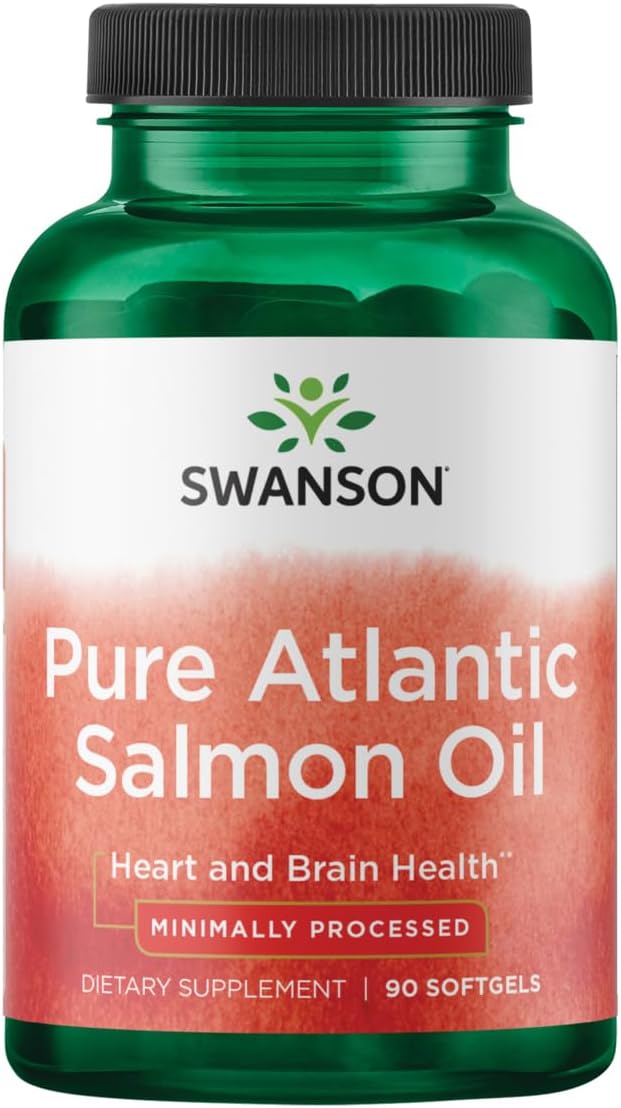 Swanson Virgin Salmon Oil (ecomega) 1050 Milligrams 90 Sgels
