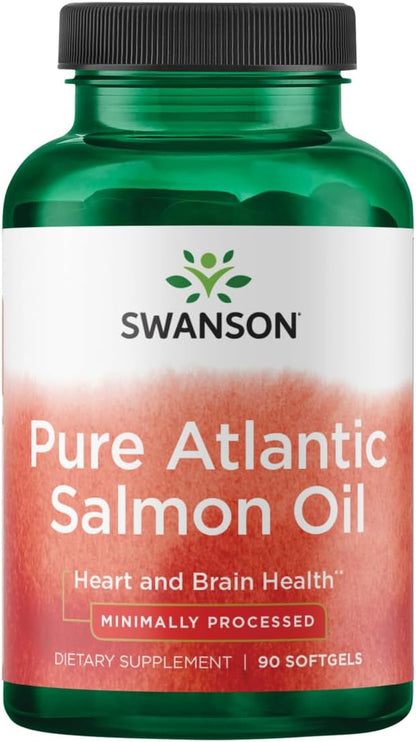 Swanson Virgin Salmon Oil (ecomega) 1050 Milligrams 90 Sgels