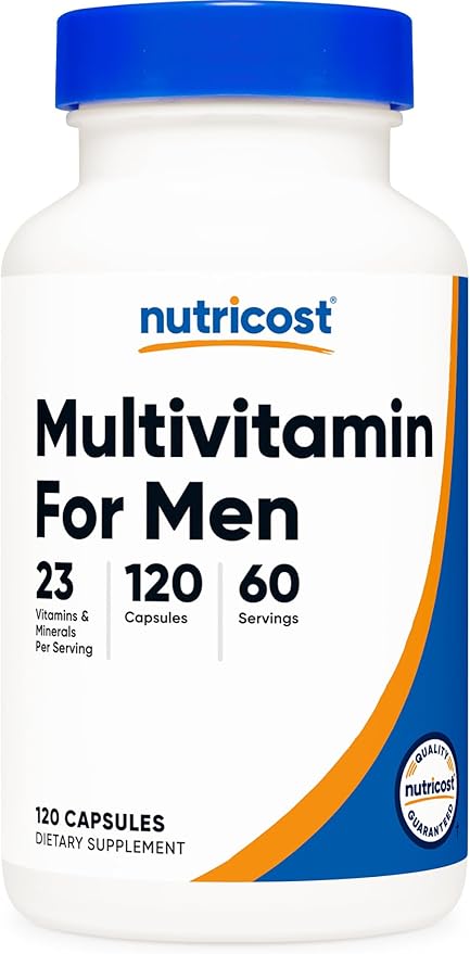 Nutricost Multivitamin for Men 120 Capsules - Vitamins and Minerals for The Healthy Man