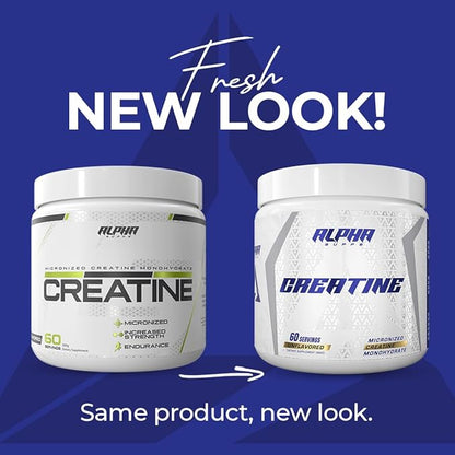 Micronized Creatine Monohydrate Powder - 5g (5 Grams) Per Serving, Unflavored - Helps Support Optimum Muscle Gain, Suitable for Men & Women, 300 gm - 60 Servings