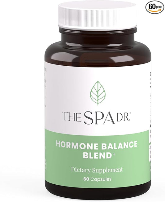 The Spa Dr. Hormone Balance for Women - Menopause Supplements for Women with Saw Palmetto, Chaste Tree Berry, Dong Quai for Night Sweats, Hot Flashes & Mood Swings - Menopause Support - 60 Capsules
