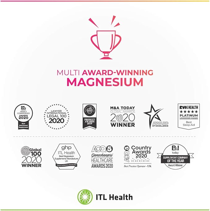 Magnesium | ITL Health | Bone Support Formula | Ionic Magnesium Citrate | Zinc | Vitamin C, B6, D3, K2 | Boron | Potassium | Exotic Lemon | 180g Powder for Optimal Health