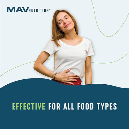 Digestive Enzymes with Probiotics | Bloating Relief & Digestive Health for Women & Men | 400MG Enzyme Blend with Probiotic Strains for Digestion & Gut Health | Vegetarian, 3rd-Party Tested (60 ct.)