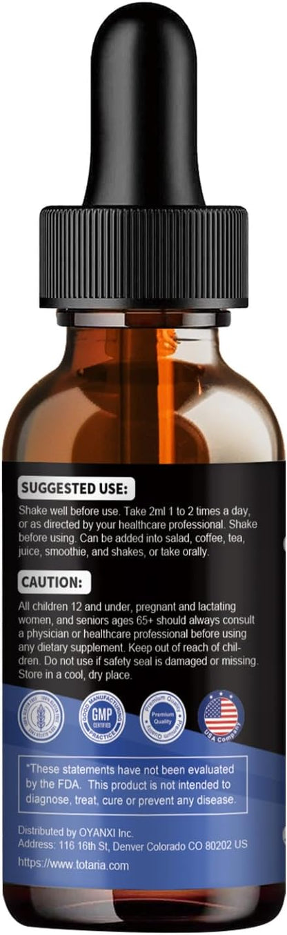 cortisol Supplement Liquid Drops Hormone Balance for Women Men with Magnesium Complex,Ashwagandha,Rhodiola Rosea,L Theanine,Phosphatidylserine Supplements Mood, Focus, Sleep Support 2 FL.OZ