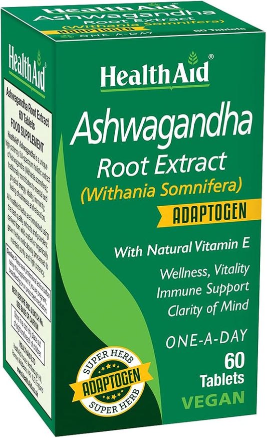 Ashwagandha 350 mg Root Extract, 15:1 Concentrate, Once Daily, 60 Tablets, Vegan