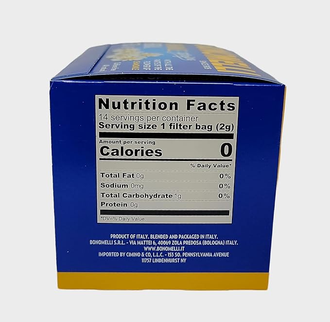 Bonomelli - Filtrofiore Chamomile Herbal Tea, (2)- 14 pc. Pkgs.