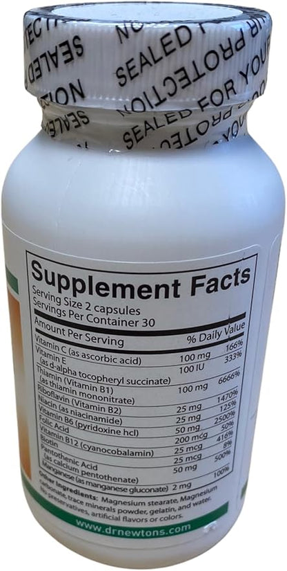 Vital B100 Vitamin B Complex Supplement 60 Capsules
