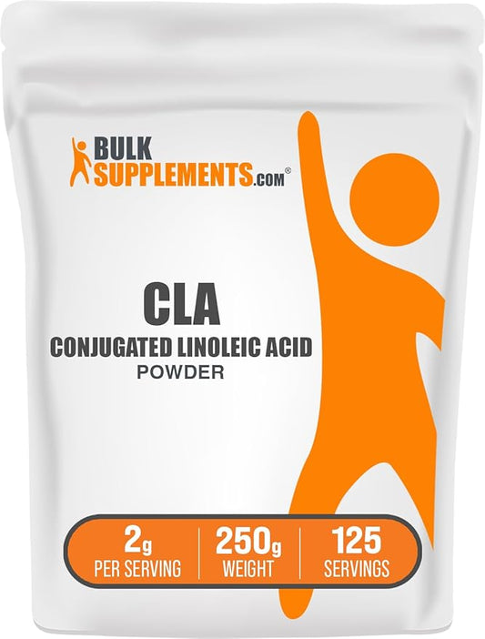BulkSupplements.com Conjugated Linoleic Acid Powder - CLA Conjugated Linoleic Acid, CLA Supplements - Gluten Free, 2g per Serving, 250g (8.8 oz) (Pack of 1)