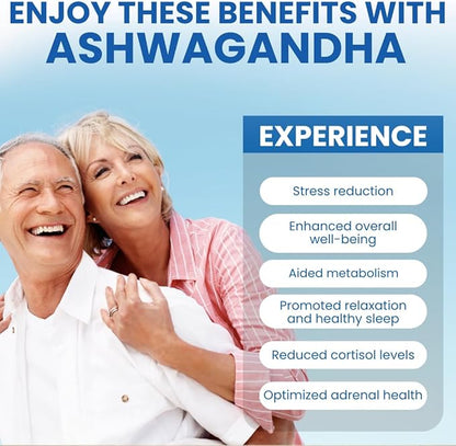Well of Life: Organic Ashwagandha 650mg + Black Extract 60 Veg Capsules: Enhanced Sleep & Well-Being. Adrenal Health Support. Non-GMO, GMP Certified. Made in USA.