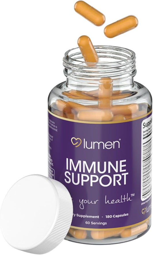 Immune Support for Women – with Elderberry, Zinc, Vitamins E, C & B6 – 180 Capsules – 60 Servings – Non-GMO, Gluten-Free, and Vegan-Friendly