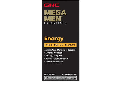GNC Mega Men Multivitamin | Energy and Metabolism | 1 Daily