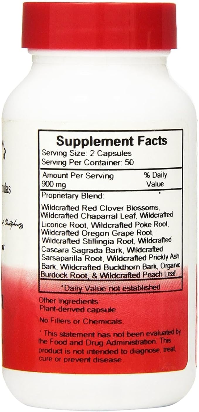 Christopher's Original Formulas Blood Stream Formula - Blood Circulation Supplements - Supports Vein Elasticity, Clean & Pure Bloodstream