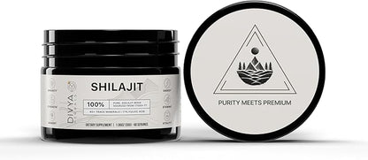 Pure Himalayan Organic Shilajit Resin | 85+ Trace Minerals - 77%+ Fulvic Acid | Energy, Vitality Supplement | Sustainably Sourced | No Fillers, Low-Heat Water Extraction | 30gm - 60Svgs