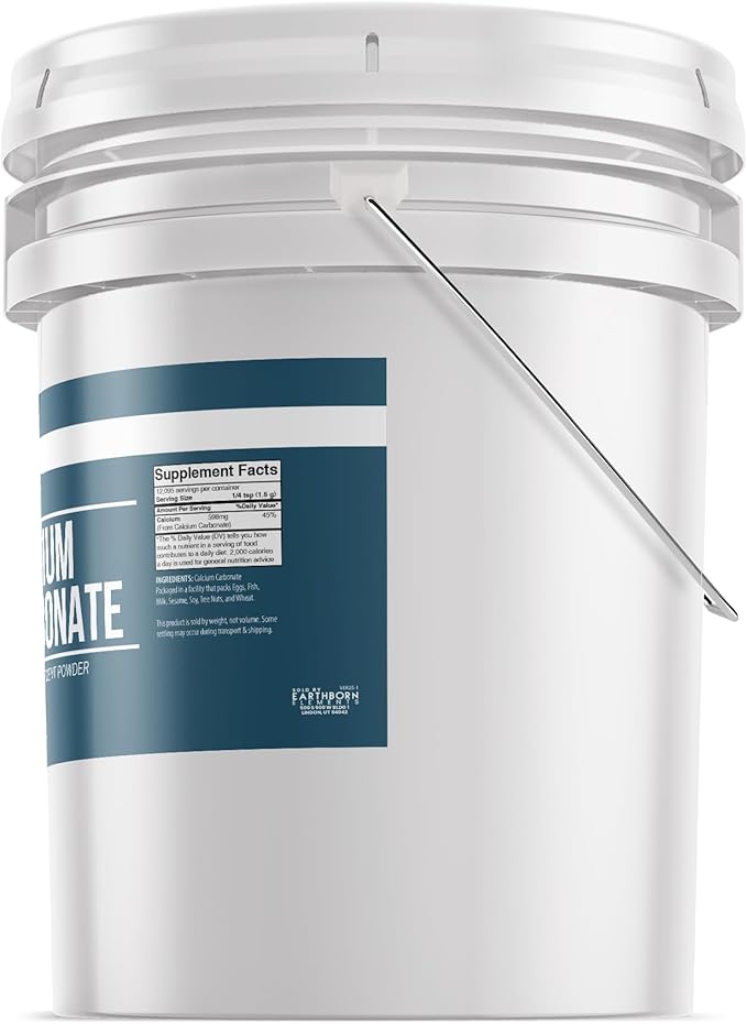 Calcium Carbonate Powder (5 Gallon), Limestone Powder, Toothpaste Additive