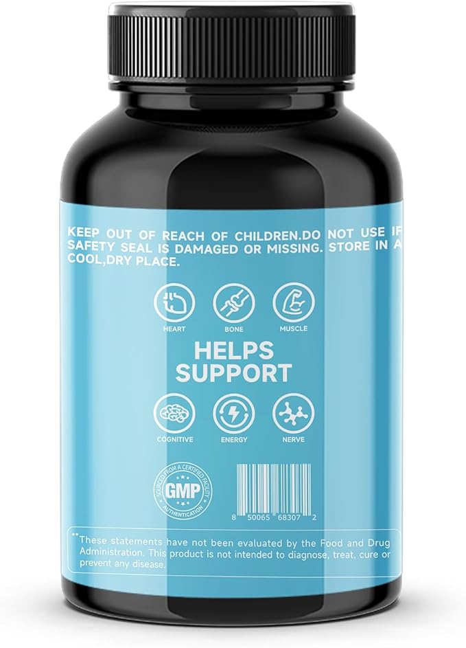 Quitmood Triple Magnesium Complex | 300mg of Magnesium Glycinate, Malate, & Citrate for Muscles, Nerves, & Energy | High Absorption | Vegan, Non-GMO | 90 Capsules