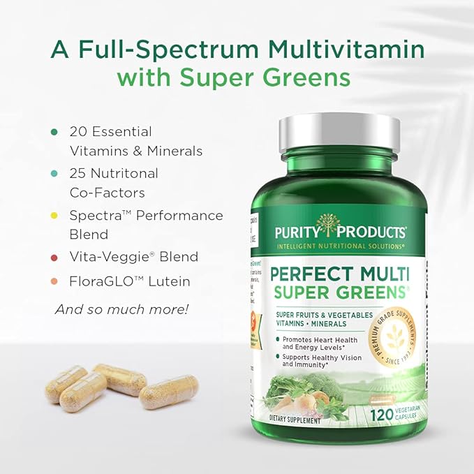 Purity Products Bundle - Krill Omega 50+ with CoQ10 + Perfect Multi Greens