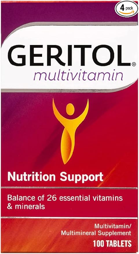 Geritol Complete Tablets 100 Tablets (Pack of 4)
